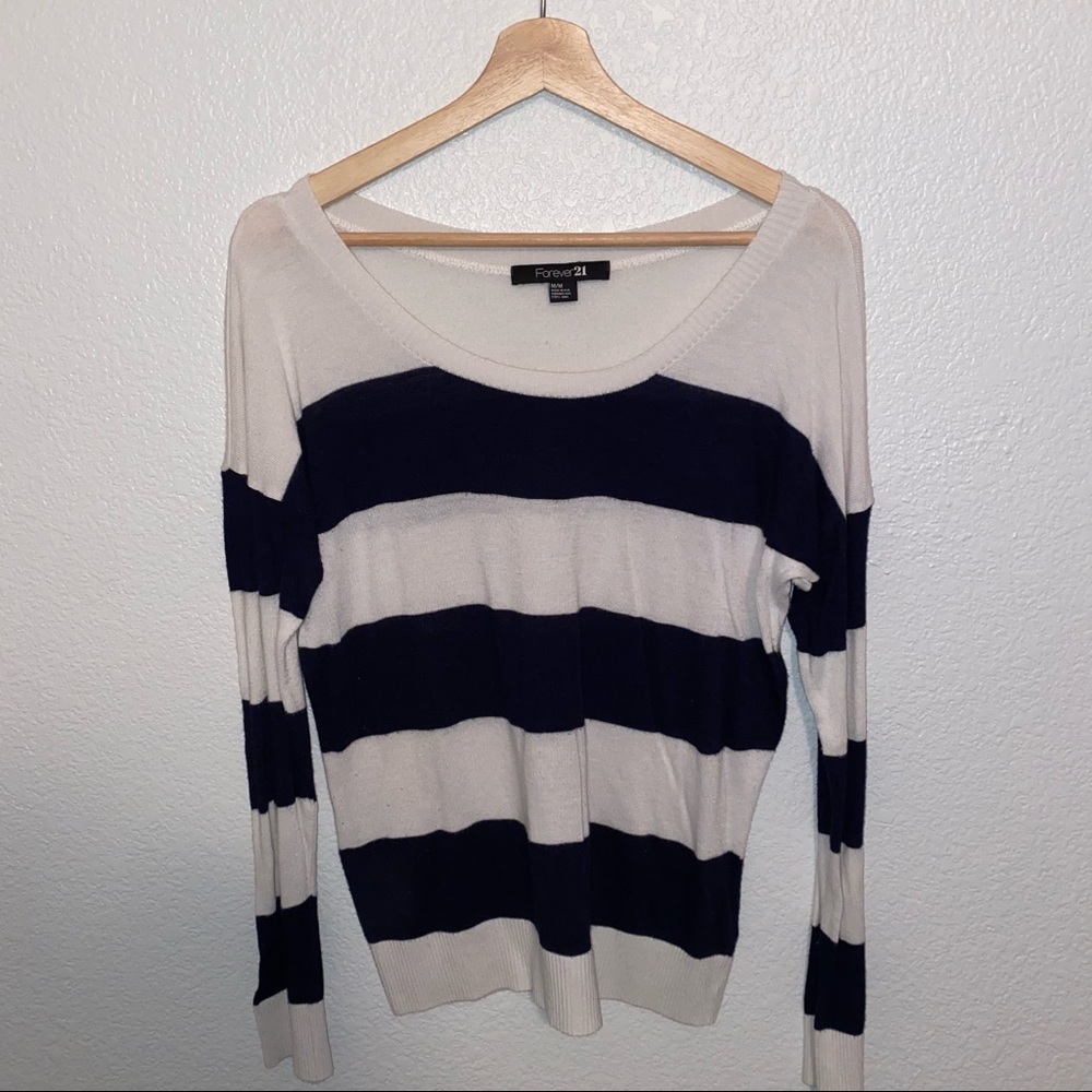 F21 stripe sweater